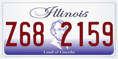 IL license plate Z682159