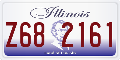 IL license plate Z682161