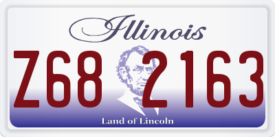 IL license plate Z682163