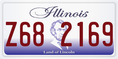 IL license plate Z682169