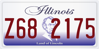 IL license plate Z682175
