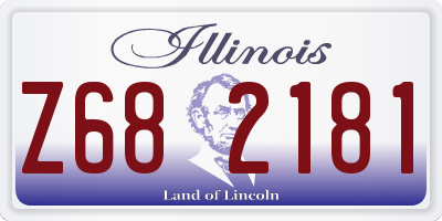 IL license plate Z682181