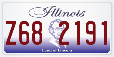 IL license plate Z682191