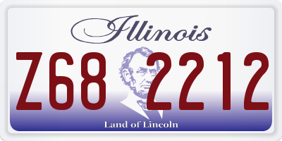 IL license plate Z682212