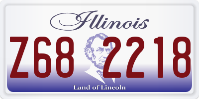 IL license plate Z682218