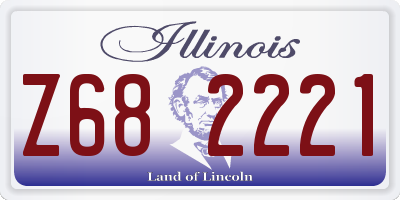 IL license plate Z682221