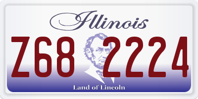 IL license plate Z682224