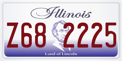 IL license plate Z682225