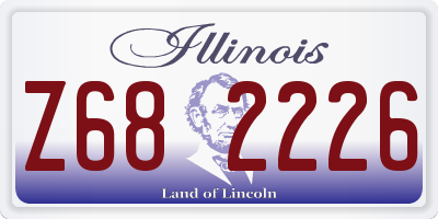 IL license plate Z682226