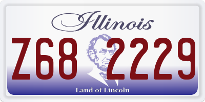IL license plate Z682229