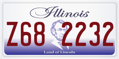 IL license plate Z682232