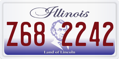 IL license plate Z682242