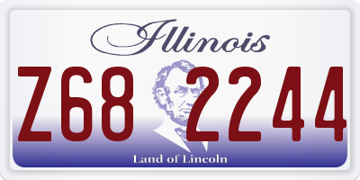 IL license plate Z682244
