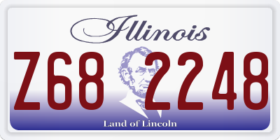 IL license plate Z682248
