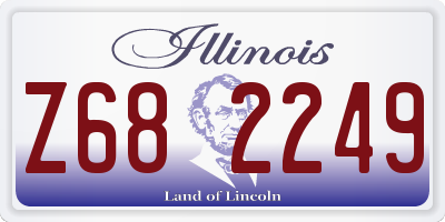 IL license plate Z682249