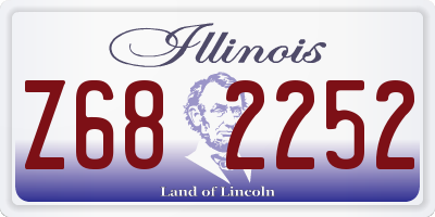 IL license plate Z682252