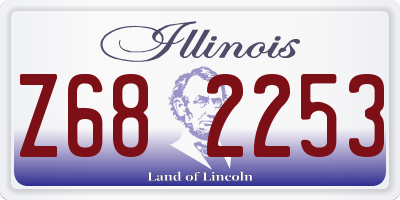 IL license plate Z682253