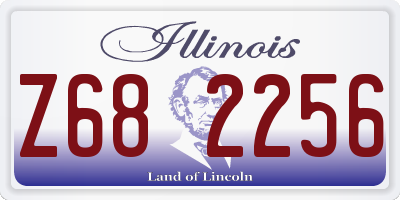 IL license plate Z682256