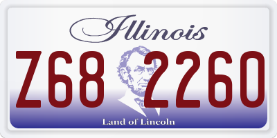 IL license plate Z682260