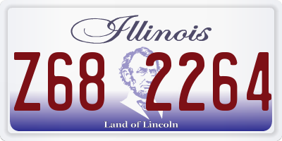 IL license plate Z682264