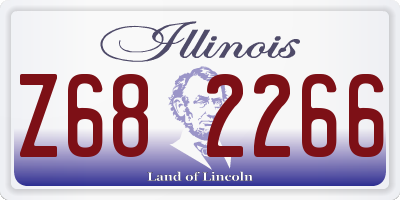 IL license plate Z682266