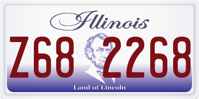 IL license plate Z682268