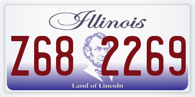 IL license plate Z682269