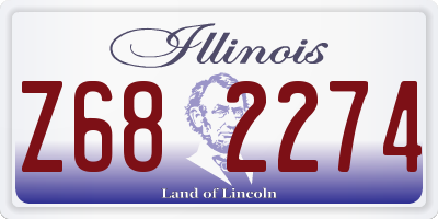 IL license plate Z682274