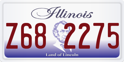 IL license plate Z682275