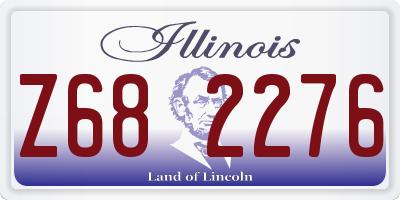 IL license plate Z682276