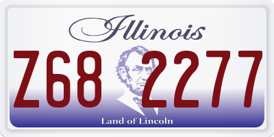 IL license plate Z682277