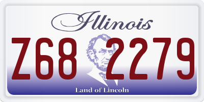 IL license plate Z682279