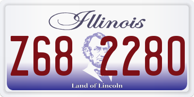 IL license plate Z682280