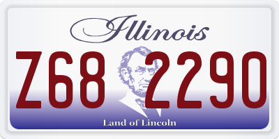 IL license plate Z682290