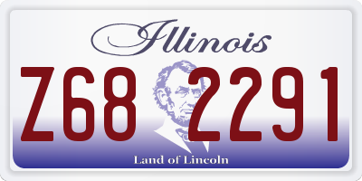 IL license plate Z682291