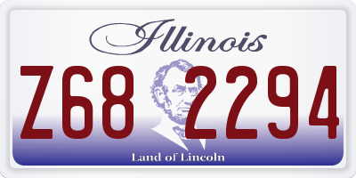 IL license plate Z682294
