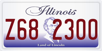 IL license plate Z682300