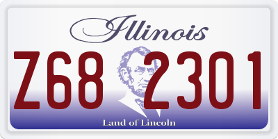 IL license plate Z682301