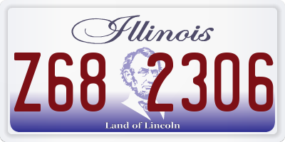 IL license plate Z682306