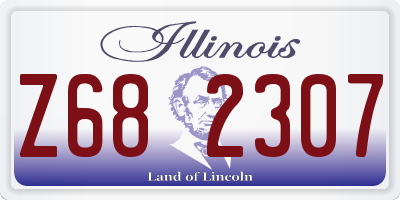 IL license plate Z682307