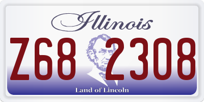 IL license plate Z682308