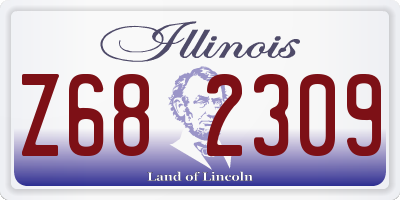IL license plate Z682309