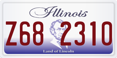 IL license plate Z682310
