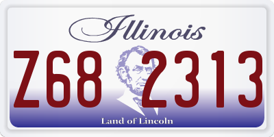 IL license plate Z682313