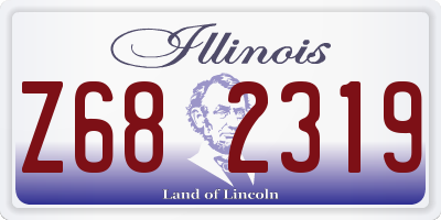IL license plate Z682319