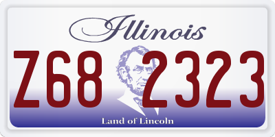 IL license plate Z682323