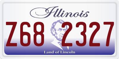 IL license plate Z682327