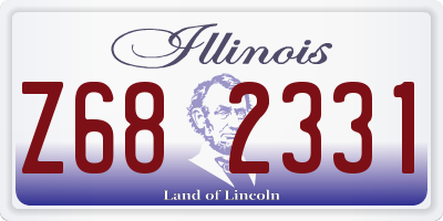 IL license plate Z682331