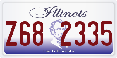 IL license plate Z682335