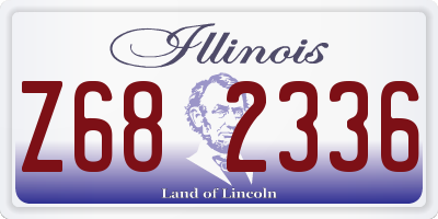 IL license plate Z682336